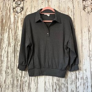 Vintage Cropped Collared Shirt